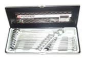 Набор ключей комбинированных 16пр.(6-19, 22, 24мм),в метал. кейсе Forsage F-5161