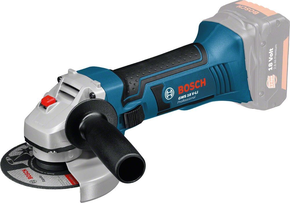 Углошлифовальная машина Bosch GWS 18-125 V-LI 18Вт 10000об/мин рез.шпин.:M14 d=125мм