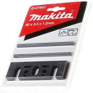 Ножи твердосплавные для электрорубанка Makita D-07951, 2 шт