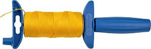 ЗУБР 50 м, желтый, нейлоновый шнур для строительных работ (06410-50)