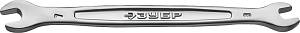 ЗУБР 6 х 7 мм, рожковый гаечный ключ, Профессионал (27010-06-07)