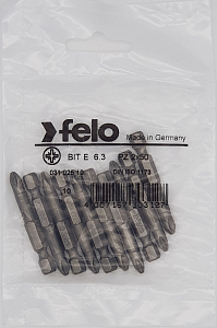 Felo Бита крестовая серия Industrial PZ 2X50, 10 шт 03102510