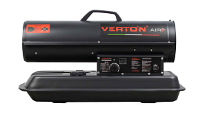 Дизельная тепловая пушка Verton Air DH-15(15кВт,540м3/ч.,1,1л/ч,прям. нагрев,дисплей,манометр,дизель/керосин)