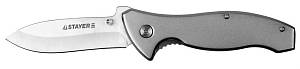 Нож STAYER "PROFI" складной, с металлической рукояткой, большой 47621-2