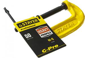 Струбцина STAYER G-Pro, 32144-050, серия PROFI, тип G, 50 мм