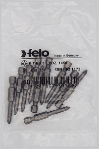 Felo Бита крестовая серия Industrial PZ 1X50, 10 шт 03101510